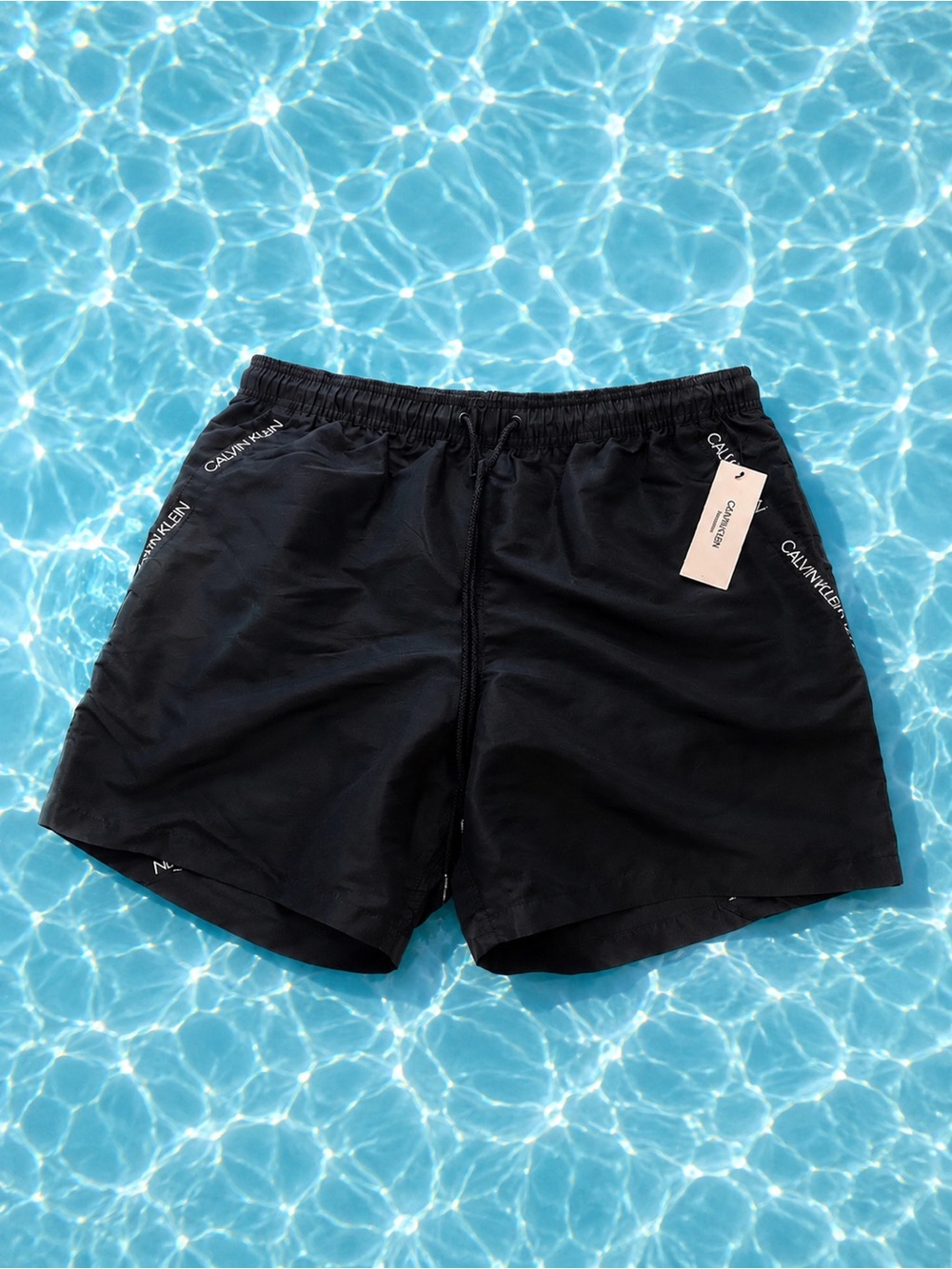 Calvin Klein Black and Gray Swimwear